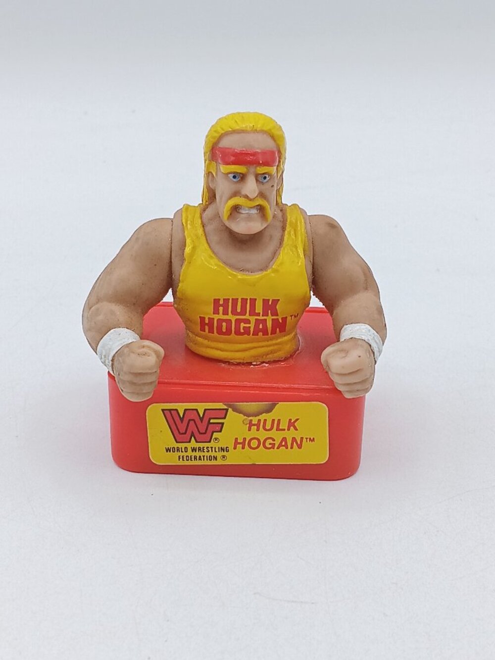 Vintage 1991 Hulk Hogan They Stamp WWF World Wrestling Stamper WCW